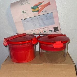 New Casabella 2 Pack of Guac-lock Storage Containers